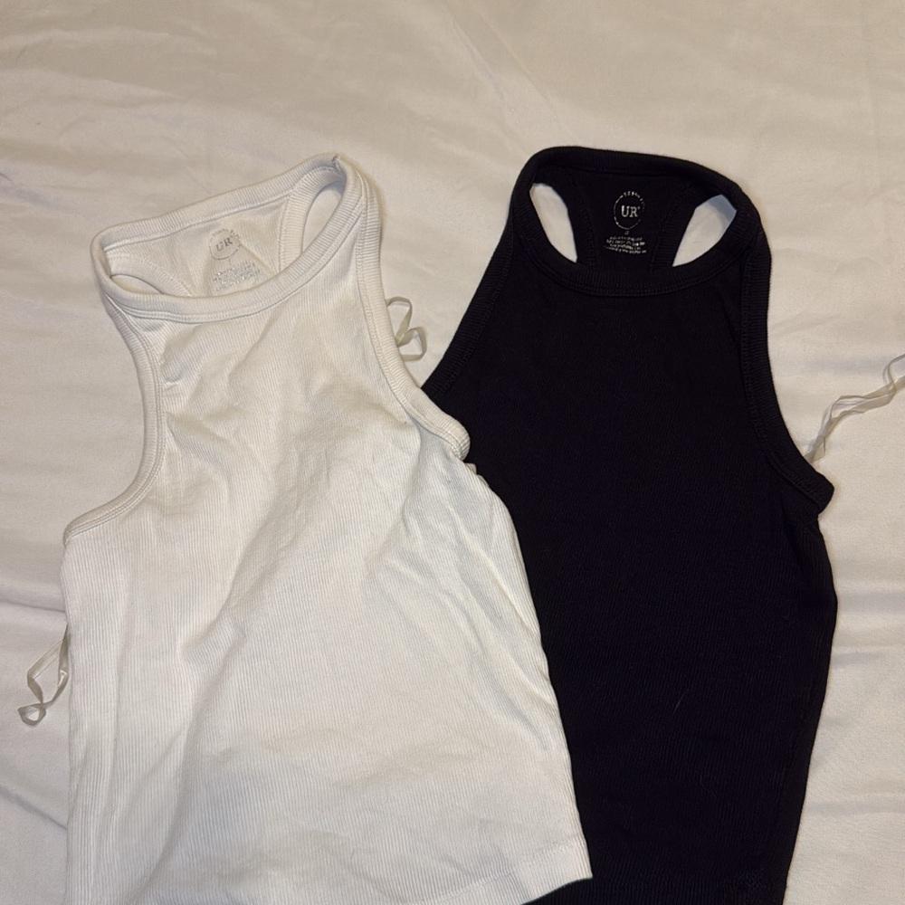 Women’s Black and White Tank Tops